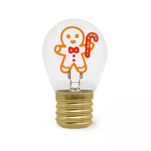 Legami - Gingerbread Noel Light Bulb Table Lamp - Bulb Fiction