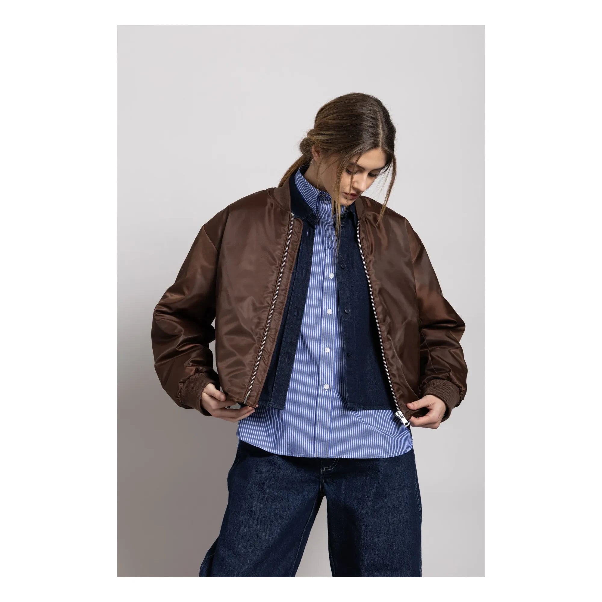 Smallable Woman - Bomber Court Solstice | Dark Brown