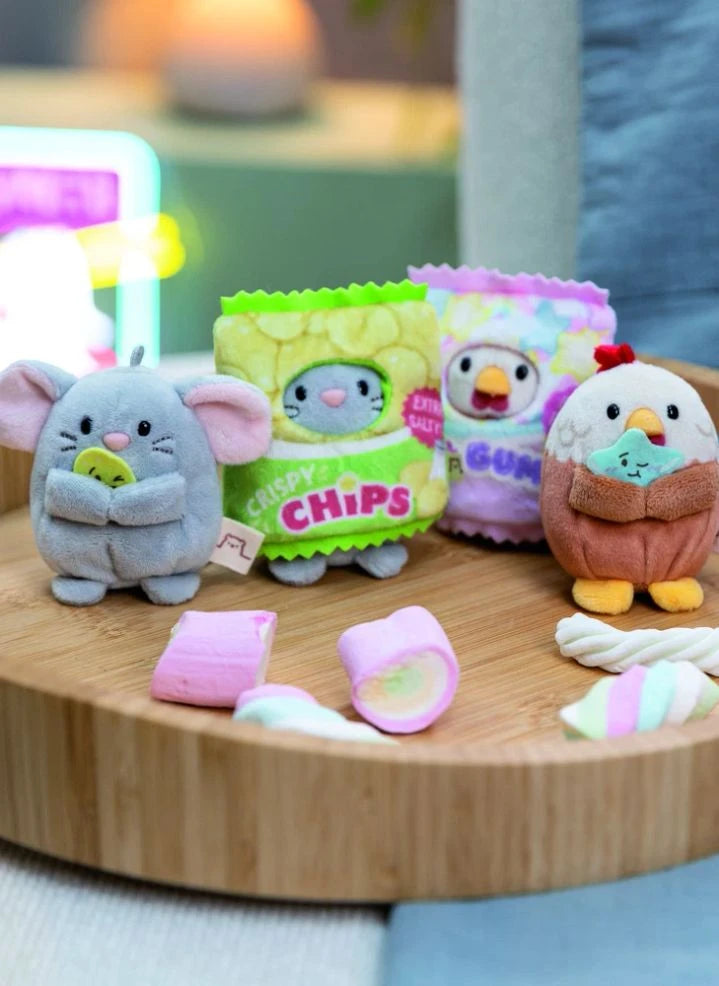 Nici - His Cips Kostümlü Nibbli Peluş Oyuncak | Gri