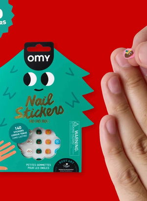 Omy - Noel tırnak çıkartmaları