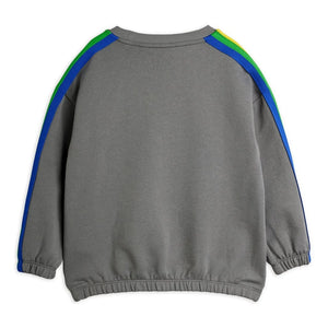Mini Rodini - Arc en Ciel organik pamuk sweatshirt | Gri