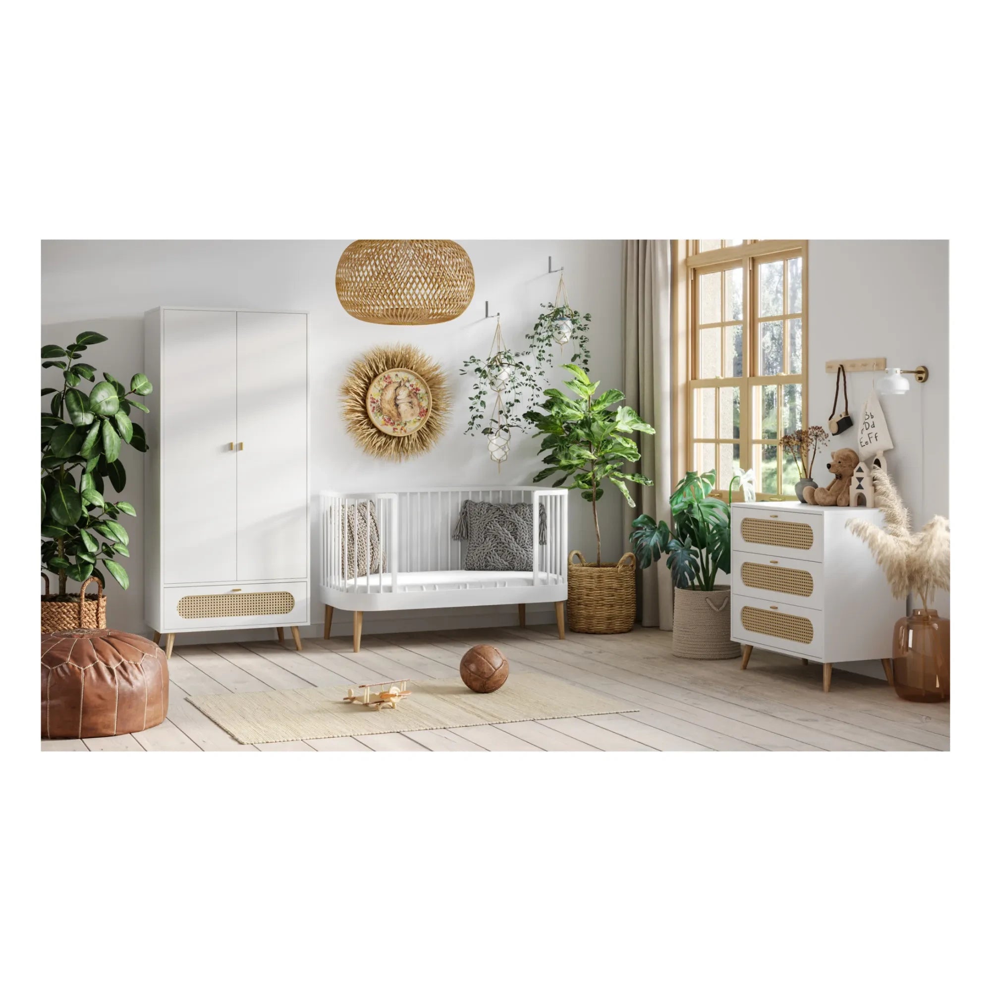 VOX - Paris Convertible Crib - 70 x 140 cm | White