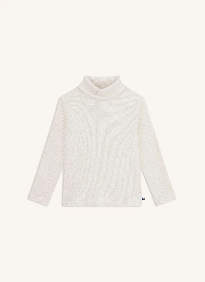 Petit Bateau - Fitilli balıkçı yaka | Kırçıllı bej