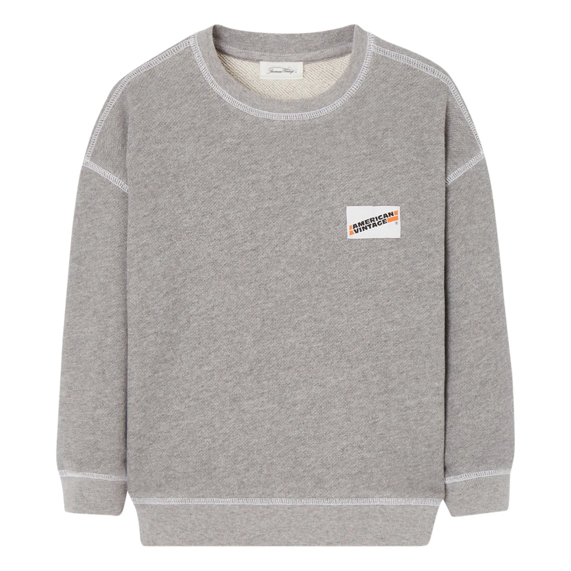 American Vintage - Organic Cotton Sweatshirt | Heather Gray