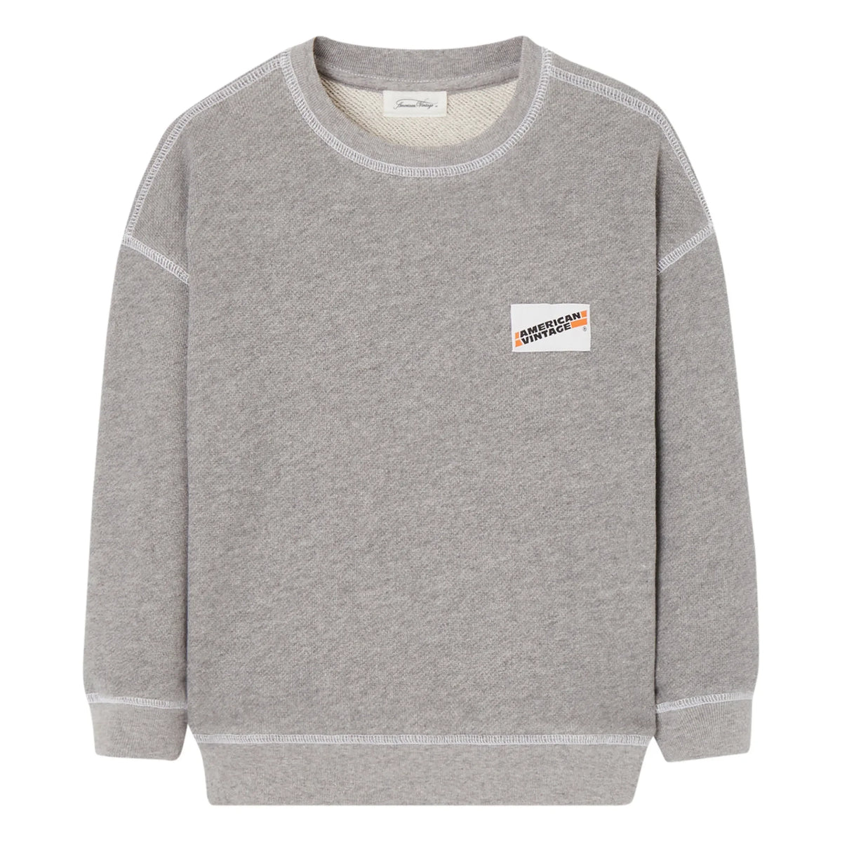 American Vintage - Organic Cotton Sweatshirt | Heather Gray
