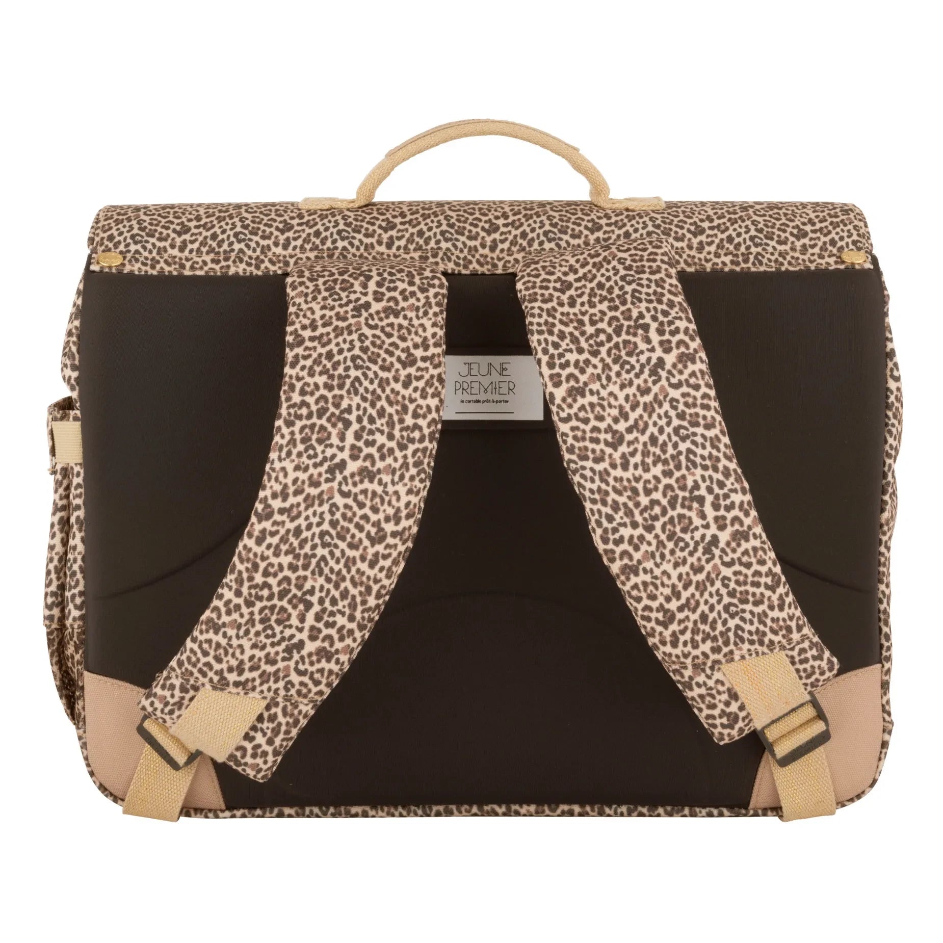 Jeune Premier - Midi Leopard Cherry Shoulder Bag | Beige