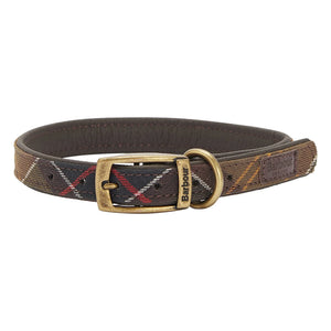 Barbour - Tartan Dog Collar | Dark Beige Brown