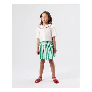 Goldie + Ace - Blusa corta fresa | Marfil