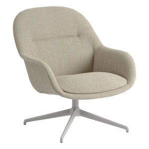 Muuto - Fiber Lounge Stuhl, Iskos-Berlin | Grau