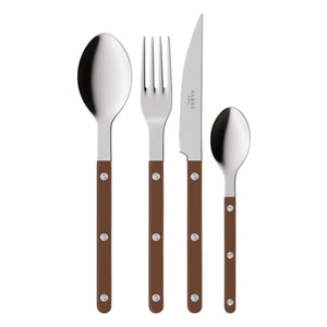 Sabre - Çatal Bıçak Takımı - 4'lü Set | Çikolata