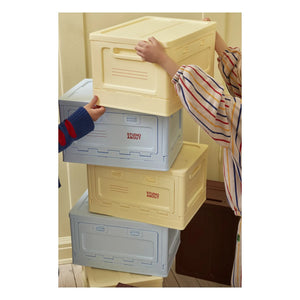 Studio About - İstiflenebilir saklama kutusu | Soluk sarı