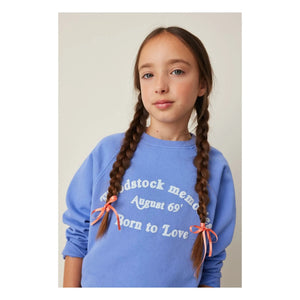 Tocoto Vintage - Woodstock-Sweatshirt | Blau
