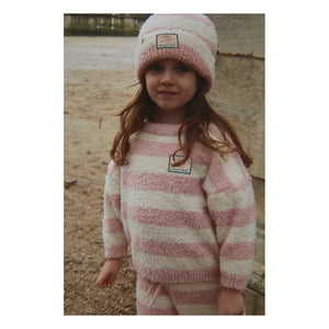 Konges Sløjd - Weiche Einhorn-Fleece-Mütze | Rosa
