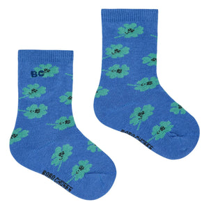 Bobo Choses - Bio-Baumwoll-Klee-Socken | Blau