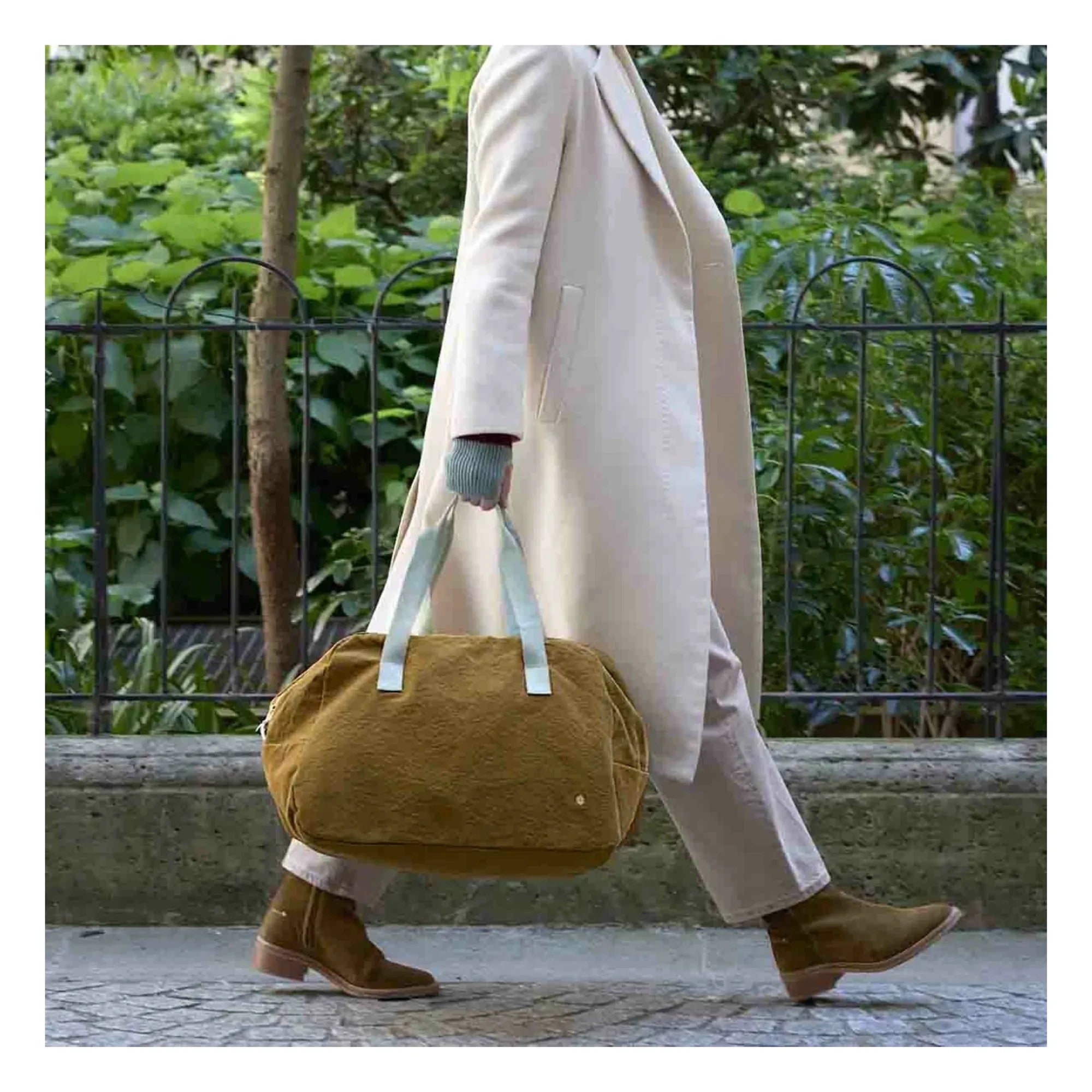 La cerise sur le gâteau - Iona Bio-Baumwoll-Wochenendtasche | Gold