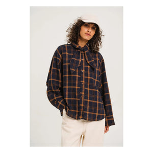 Sacrécoeur - Charlie scarf shirt | Marineblau