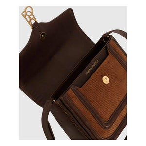 Maria de la Orden - Noah Tasche aus Samt und Leder | Camel
