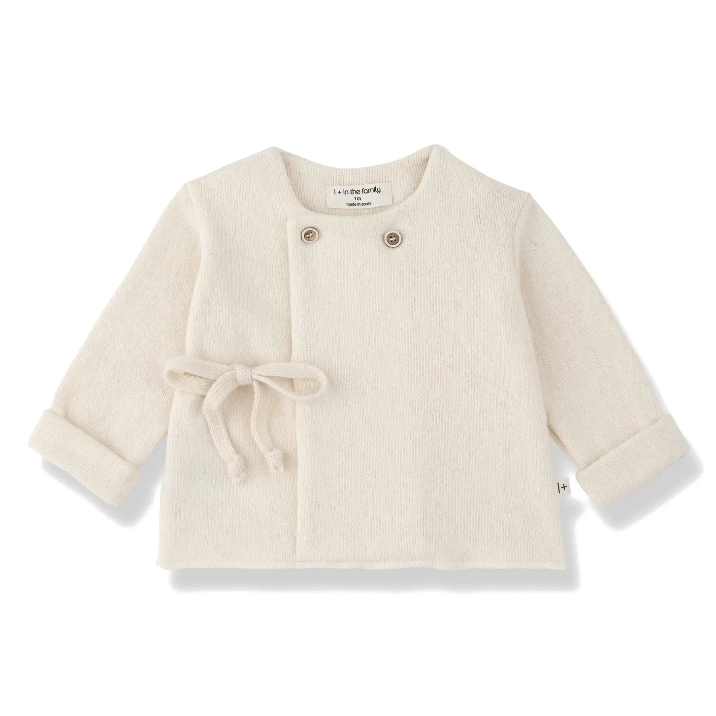1+ in the family - Pessac Wrap T-Shirt | Ecru