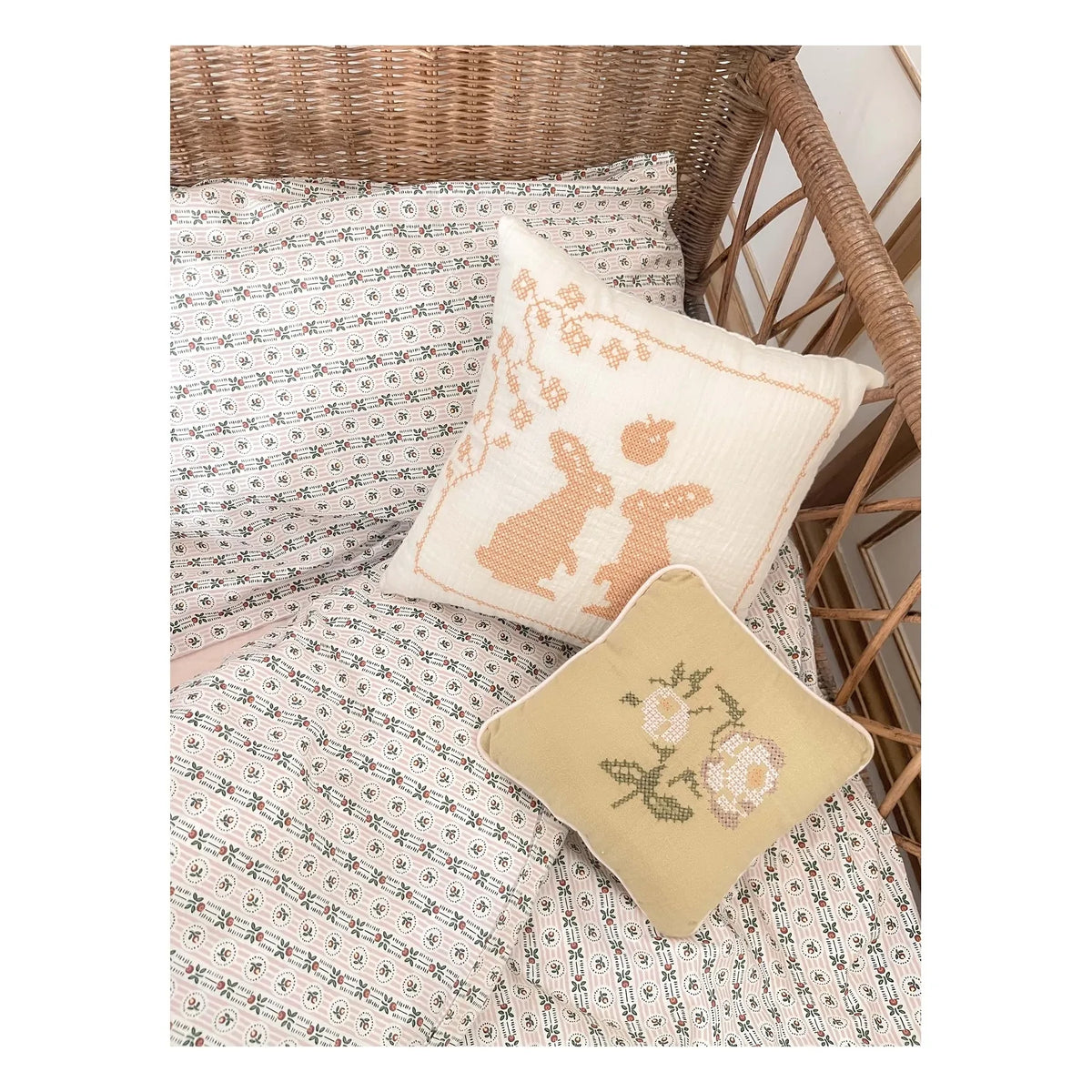 Editions Aimable - Paulette bedding set | Pommette Poplin