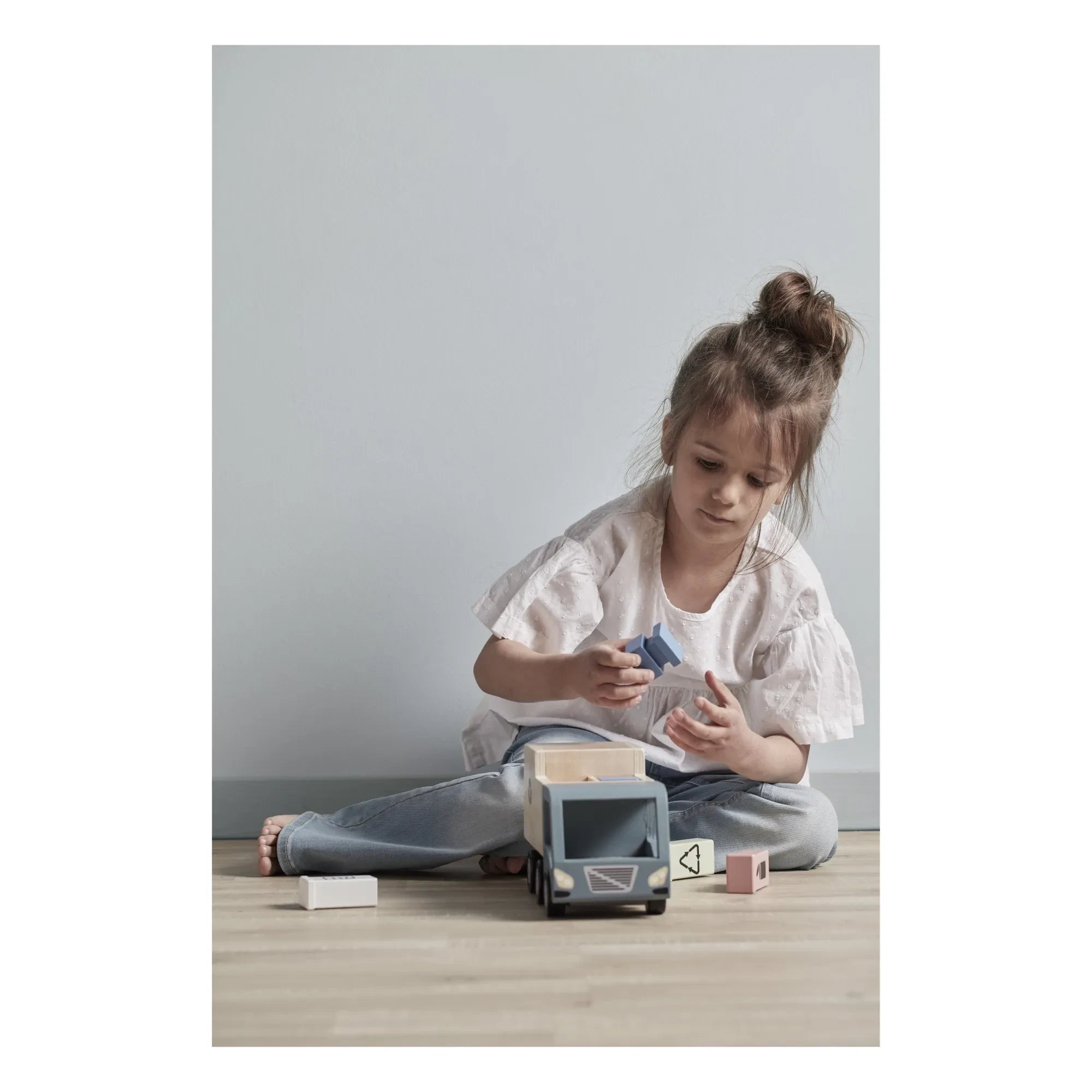 Kid's Concept - Müllwagen aus Holz Spielzeug