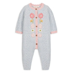 Louise Misha - Drillia Alpaka-Overall | Hellblau