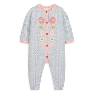 Louise Misha - Drillia Alpaka-Overall | Hellblau
