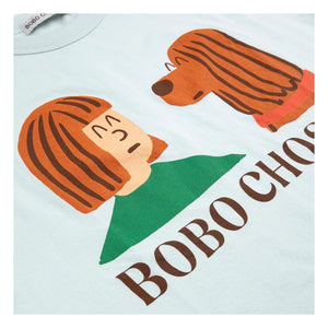 Bobo Choses - Friends T-shirt Organic cotton | Light blue