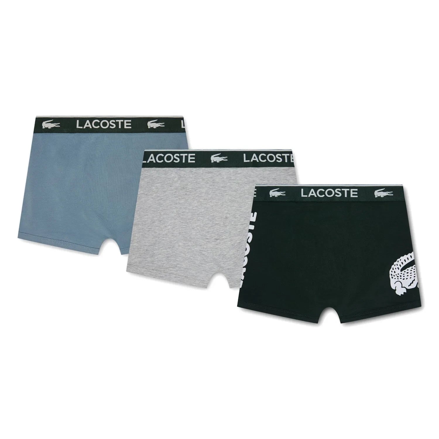 Lacoste - Logo-Boxers 3er-Pack | Grau