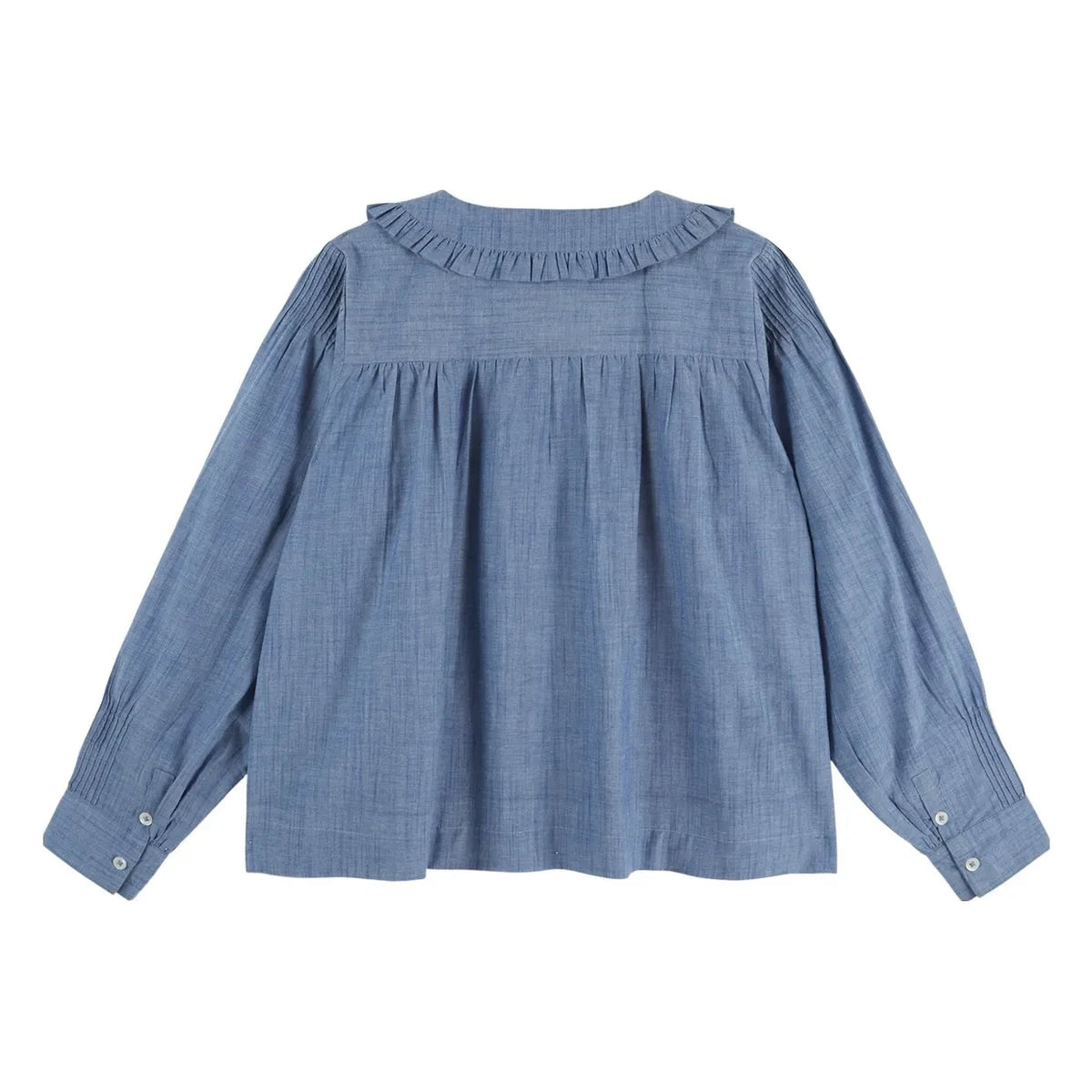 Emile et Ida - Ella Chambray Bluz | Mavi