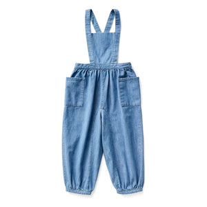 Soor Ploom - Opal organik pamuk tulum | Denim mavi