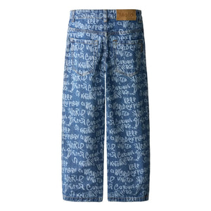 Molo - Aiden Organik Pamuk Graffiti Jean | Mavi