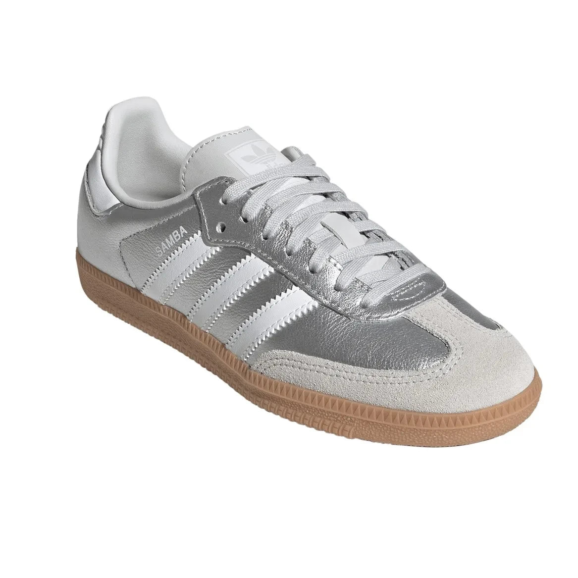 Adidas - Samba OG Bağcıklı Spor Ayakkabılar | Gümüş