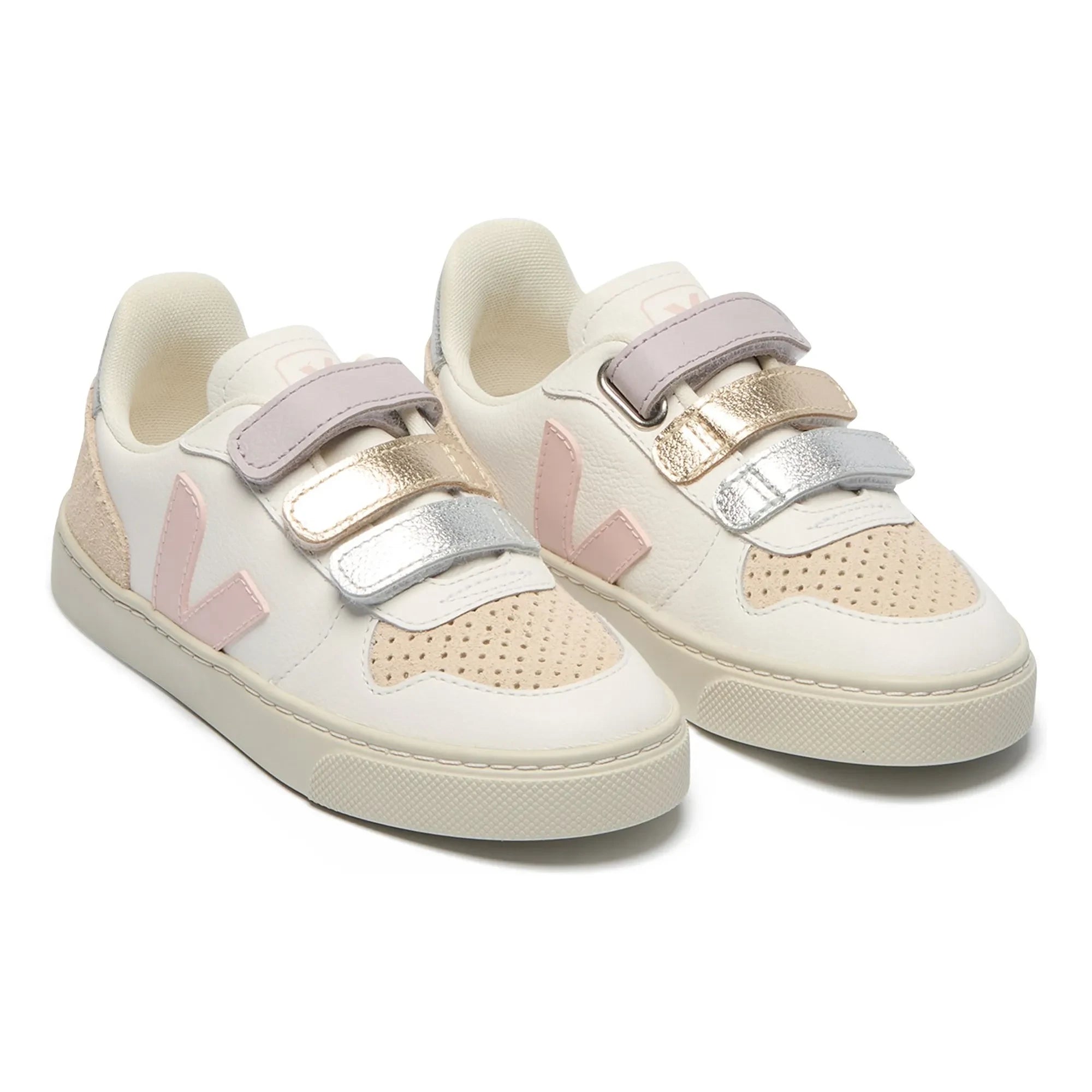 Veja - Scratch Sneakers Küçük V-10 Deri | Fildişi