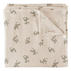 Main Sauvage - Holly Flowers Swaddle | Sand
