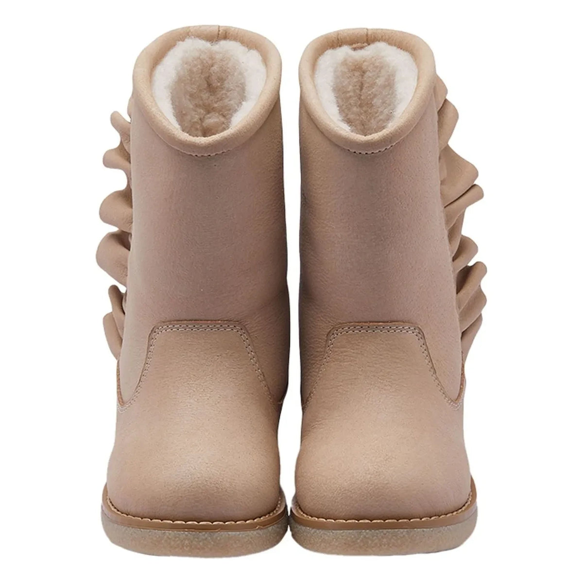 Donsje - Botines Volant Kirsti | Rosa empolvado