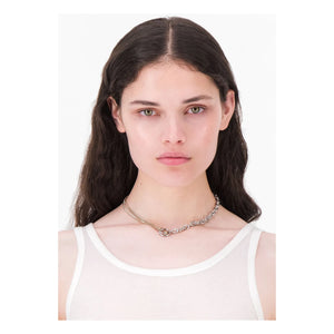 Justine Clenquet - Collar Faith | Oro/Plata