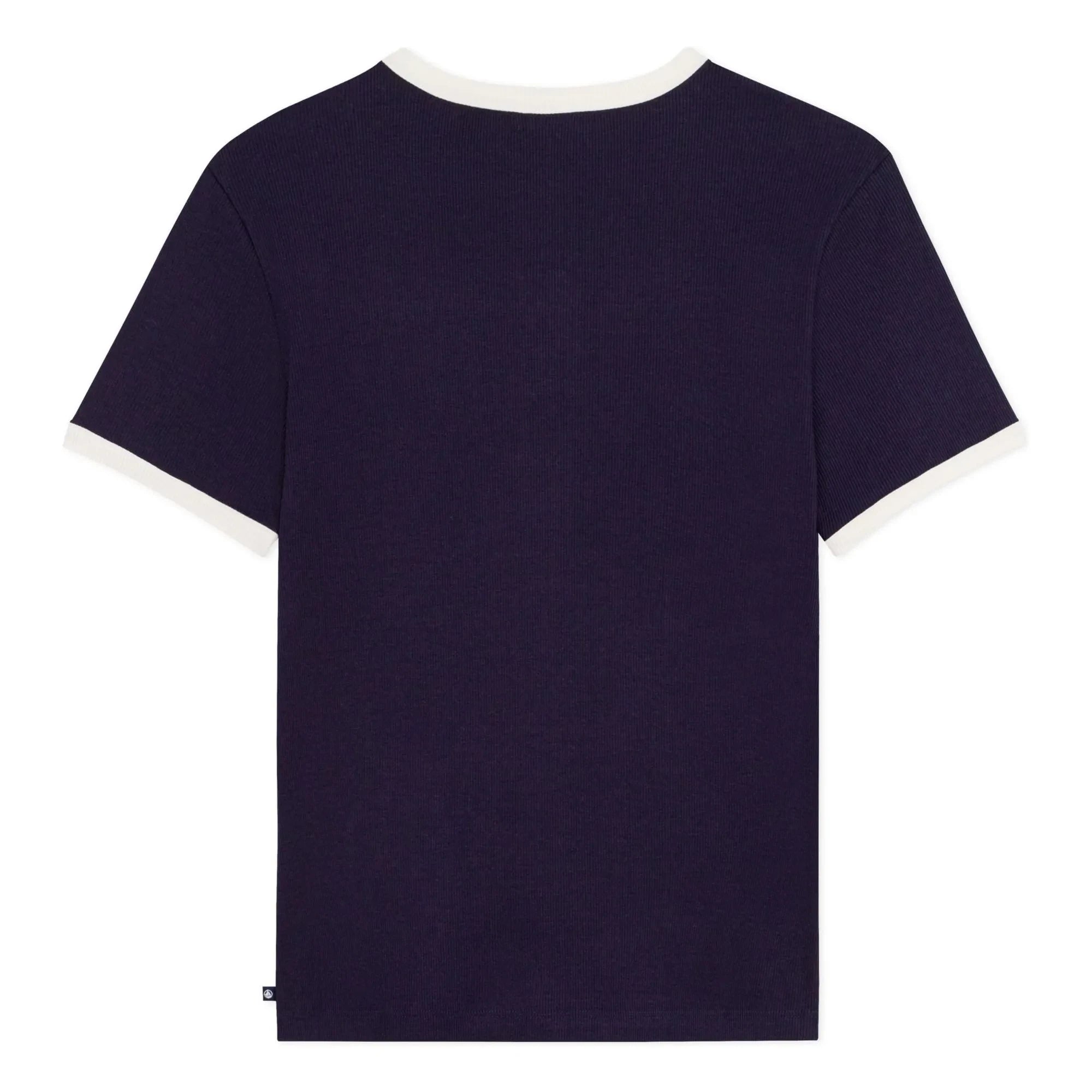 Petit Bateau - İkonik Nervürlü Tişört | Lacivert
