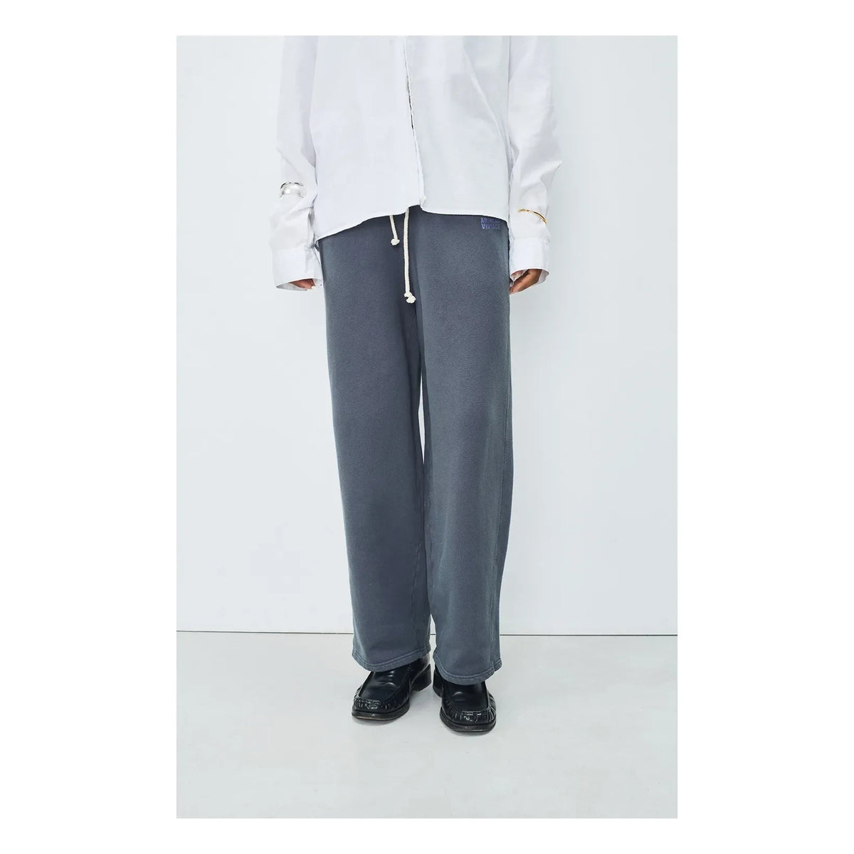 American Vintage - Izubird Pamuklu Jogger | Gri mavi