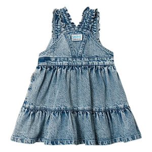 Goldie + Ace - Vestido Vaquero - Goldie + Ace x Pitufos | Azul