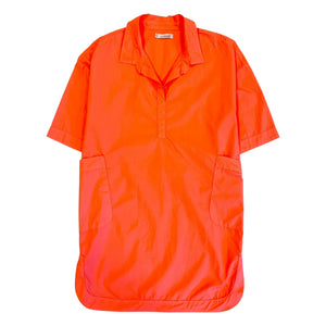 Sunchild - Cadaques Oversize Gömlek Elbise | Tangerine