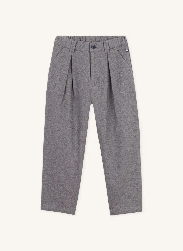 Petit Bateau - Organik Pamuk Uni Pantolon | Heather Grey
