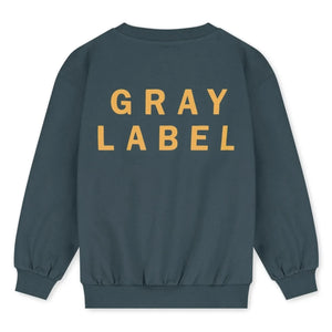 Gray Label - Gri Etiket Organik Pamuk Sweatshirt | Gri mavi