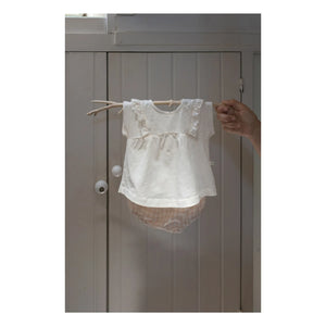 1+ in the family - Bloomer Delos Vichy Seersucker | Beige-Rosa