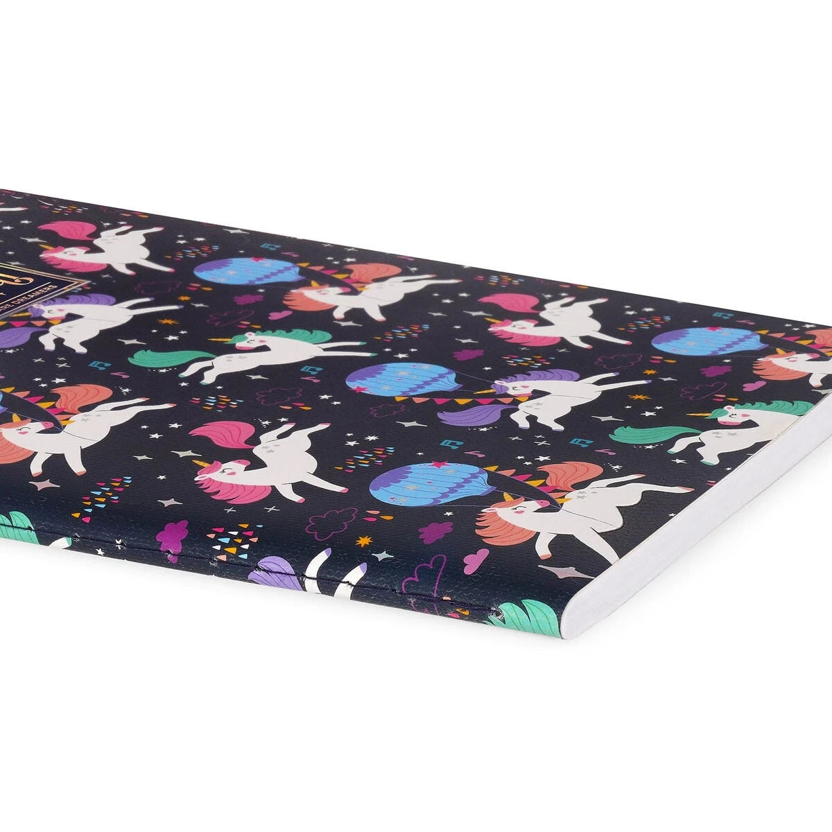 Legami - A5 Blank Notebook with Illustrated Hard Cover - Unicorn
