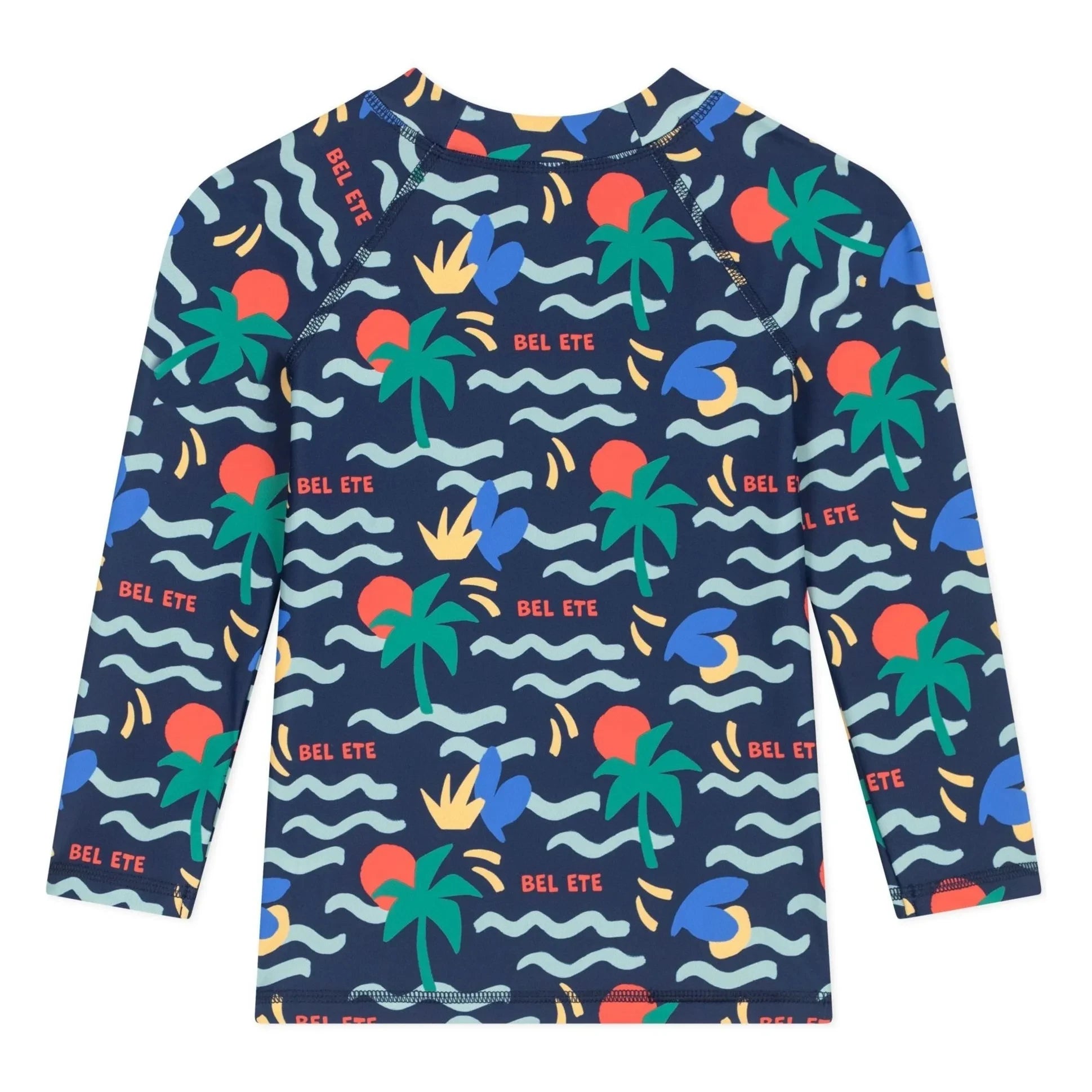Petit Bateau - Camiseta de baño con protección UV Bel Eté | Azul marino