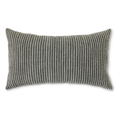 HKliving - Striped Pillow | Black