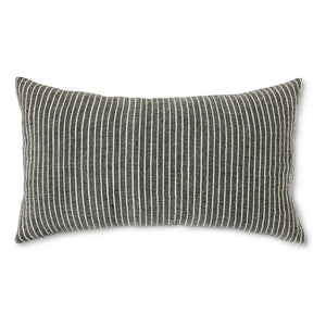 HKliving - Striped Pillow | Black