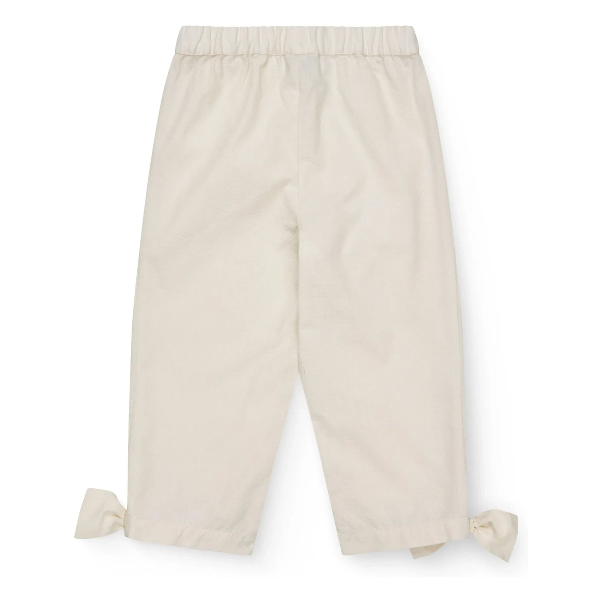 Copenhagen Colors - Organic Cotton Bow Detail Pants | Cream