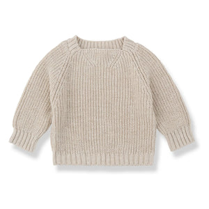1+ in the family - Jersey de lino Mola | Beige