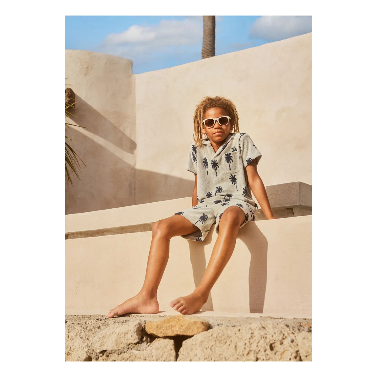 Molo - Abay Palm Terry Shorts | Gray